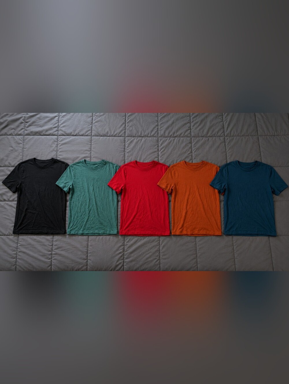 Wonder Nation Boys T-Shirts Bundle of 5 Size L Short Sleeve Basic Tee Bundle